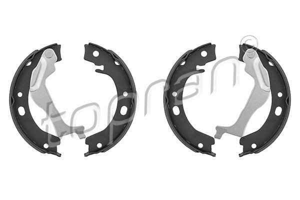 Emergency brake shoes TOPRAN Rear Axle, with mounting manual, with E quality seal - 633 905
