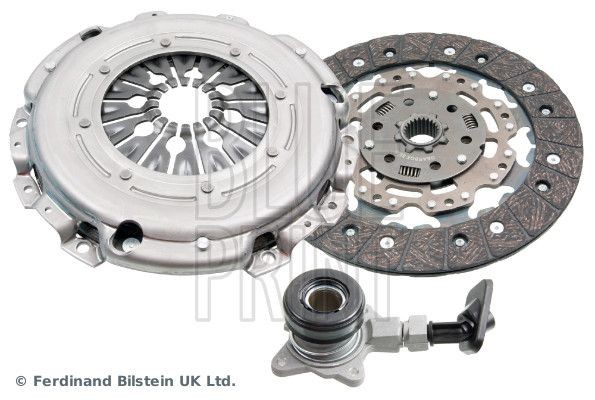 BLUE PRINT ADF123621 Clutch kit three-piece, with central slave cylinder, with synthetic grease, 240mm