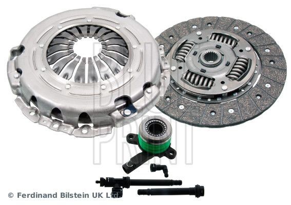 BLUE PRINT ADR163081 Clutch kit three-piece, with central slave cylinder, with synthetic grease, 240mm