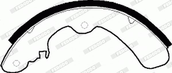 FERODO PREMIER 220 x 40 mm Thickness: 4,5mm, Width: 40mm Brake Shoes FSB190 buy
