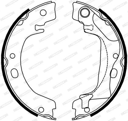 FSB4011 Parking brake shoes FERODO FSB4011 review and test