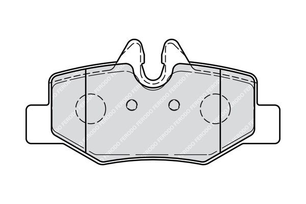 FERODO Brake pad set, disc brake 24008 buy online