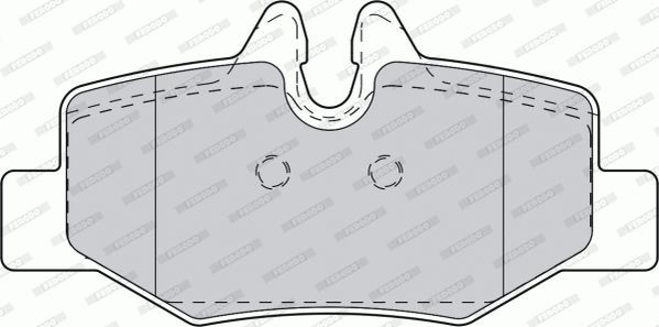 FERODO Brake pad kit FVR1494 suitable for MERCEDES-BENZ VIANO, VITO