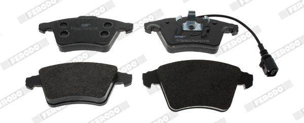 FVR1642 Set of brake pads FVR1642 FERODO incl. wear warning contact, with piston clip, without accessories