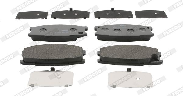 23501 FERODO PREMIER ECO FRICTION not prepared for wear indicator, with piston clip, with accessories Height: 53,5mm, Width: 133,3mm, Thickness: 17,9mm Brake pads FVR1701 buy