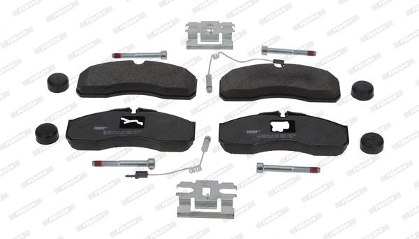 FERODO PREMIER ECO FRICTION FVR1791 Brake pad set incl. wear warning contact, with accessories