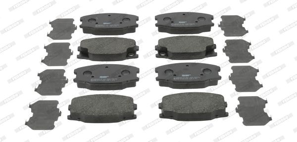 FERODO PREMIER ECO FRICTION FVR1906 Brake pad set not prepared for wear indicator, without accessories