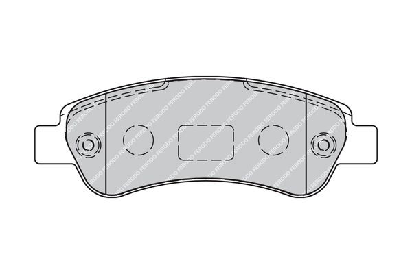 FERODO Brake pad set, disc brake 24465 buy online