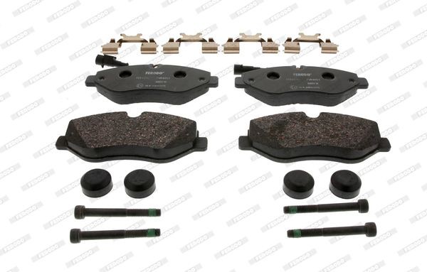 29230 FERODO PREMIER incl. wear warning contact, with piston clip, with brake caliper screws, with accessories Height: 67,1mm, Width: 163,3mm, Thickness: 20,7mm Brake pads FVR4053 buy