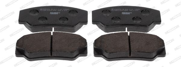 FERODO PREMIER ECO FRICTION FVR450 Brake pad set not prepared for wear indicator, without accessories