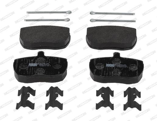 FERODO PREMIER ECO FRICTION FVR829 Brake pad set not prepared for wear indicator, with accessories