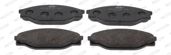 FERODO PREMIER ECO FRICTION FVR949 Brake pad set not prepared for wear indicator, without accessories