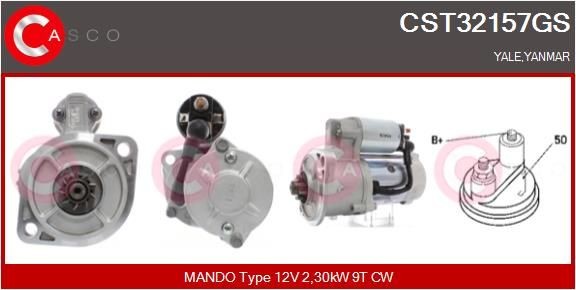 CASCO CST32157GS Starter motor S132- --04