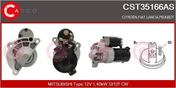 CASCO CST35166AS Starter motor 9625382580