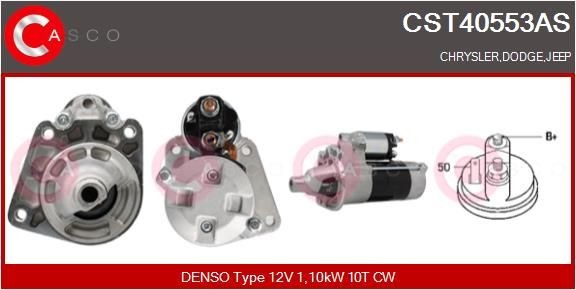 Original CST40553AS CASCO Engine starter motor CHRYSLER