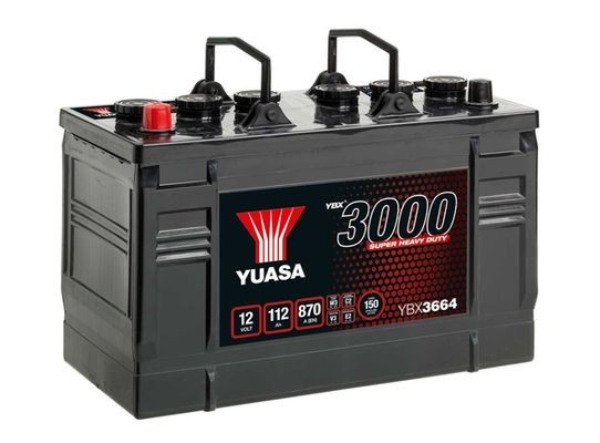 YBX3664 YUASA Batterie MITSUBISHI Canter (FE5, FE6) 6.Generation