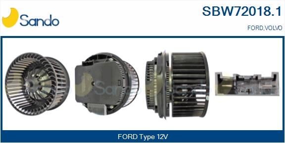 SANDO for left-hand drive vehicles Voltage: 12V Blower motor SBW72018.1 buy