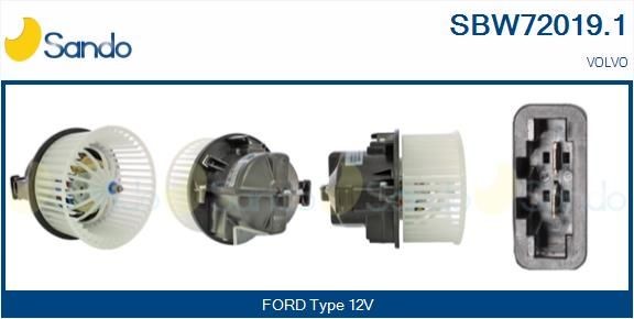 SANDO for left-hand drive vehicles Voltage: 12V Blower motor SBW72019.1 buy