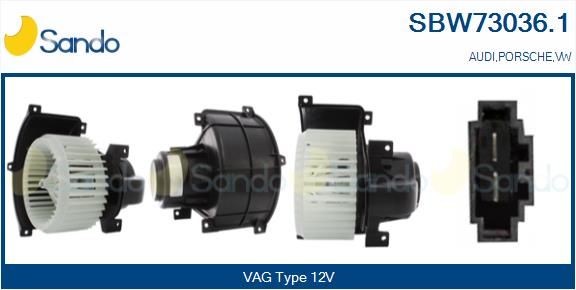 SANDO for left-hand drive vehicles Voltage: 12V Blower motor SBW73036.1 buy