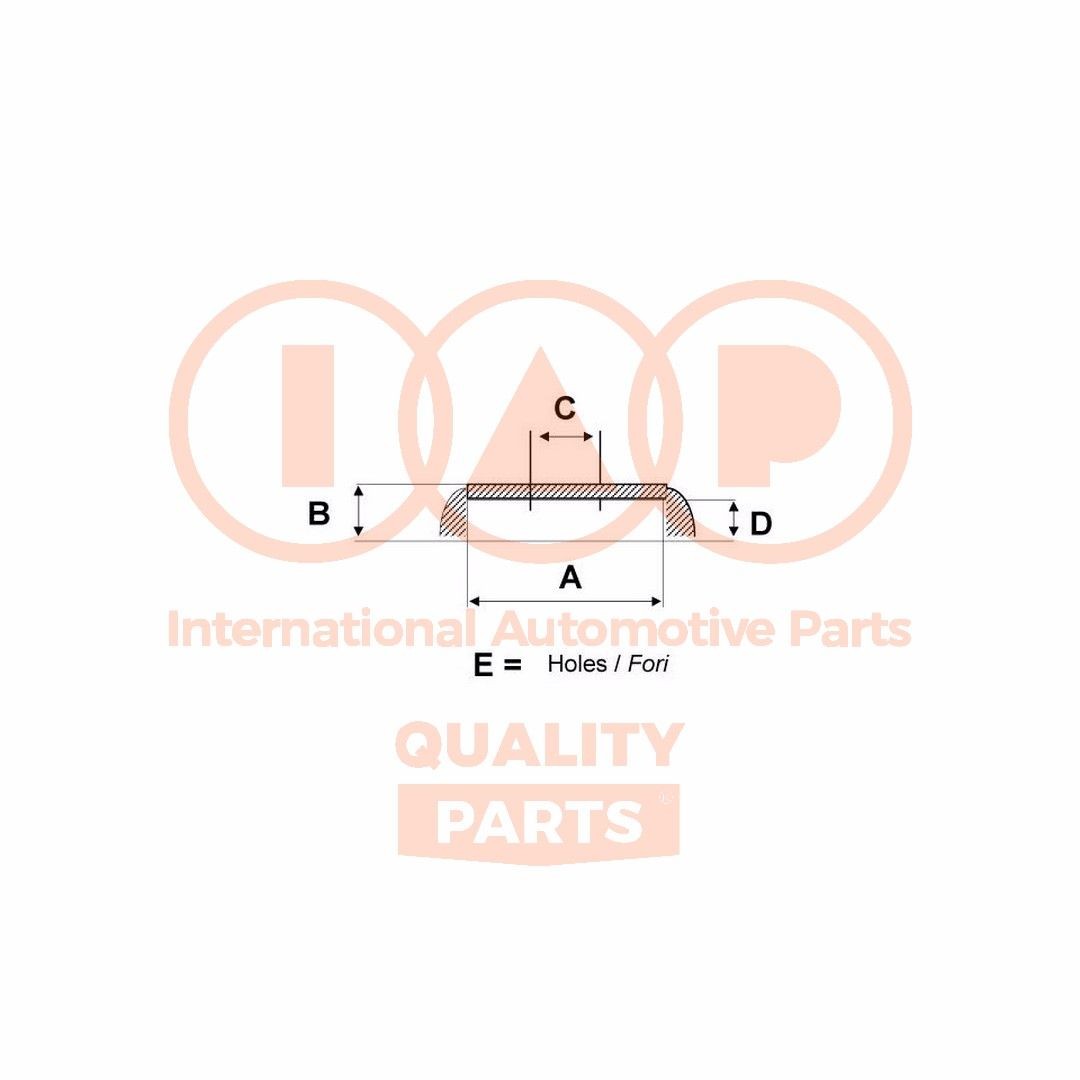 IAP QUALITY PARTS Rear Axle Drum Brake 710-23030G buy