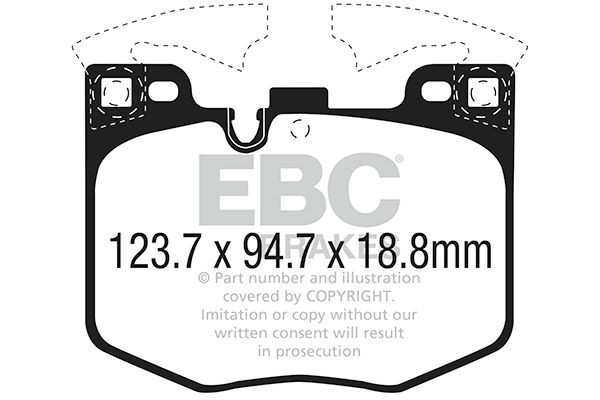 EBC Brakes DP42302R Brake pad set TOYOTA experience and price