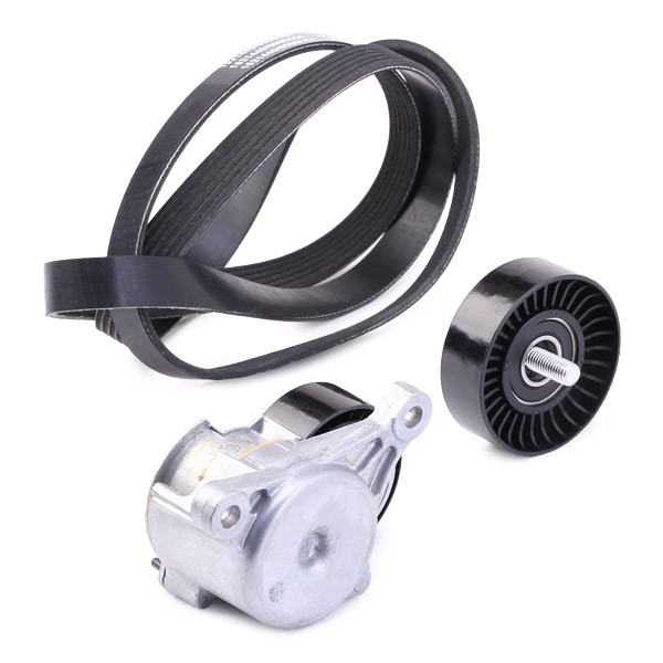 RIDEX 542R0214 V-Ribbed Belt Set Check alternator freewheel clutch & replace if necessary