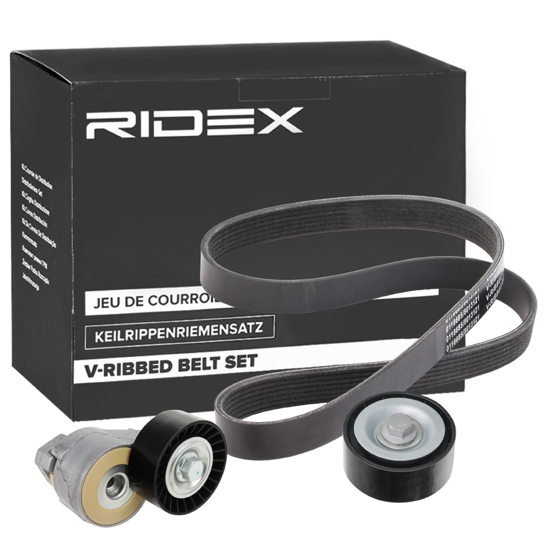 RIDEX 542R0221 V-Ribbed Belt Set