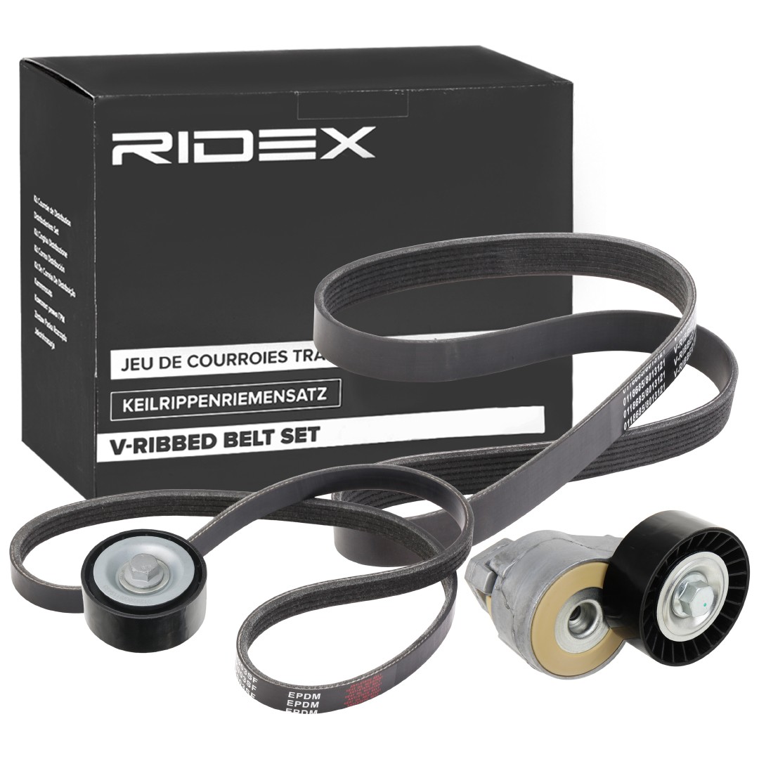 RIDEX 542R0245 IVECO Auxiliary belt kit in original quality