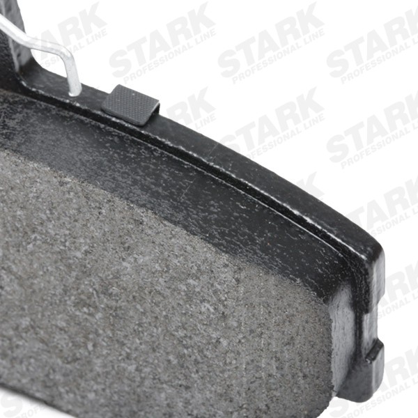 STARK SKBP-0011971 Disc pads Front Axle, Low-Metallic, with anti-squeak plate