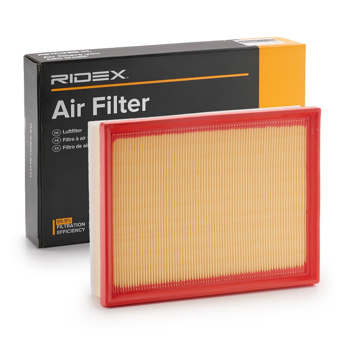 RIDEX 54mm, 182mm, 239mm, Filter Insert Length: 239mm, Width: 182mm, Height: 54mm Engine air filter 8A0928 buy