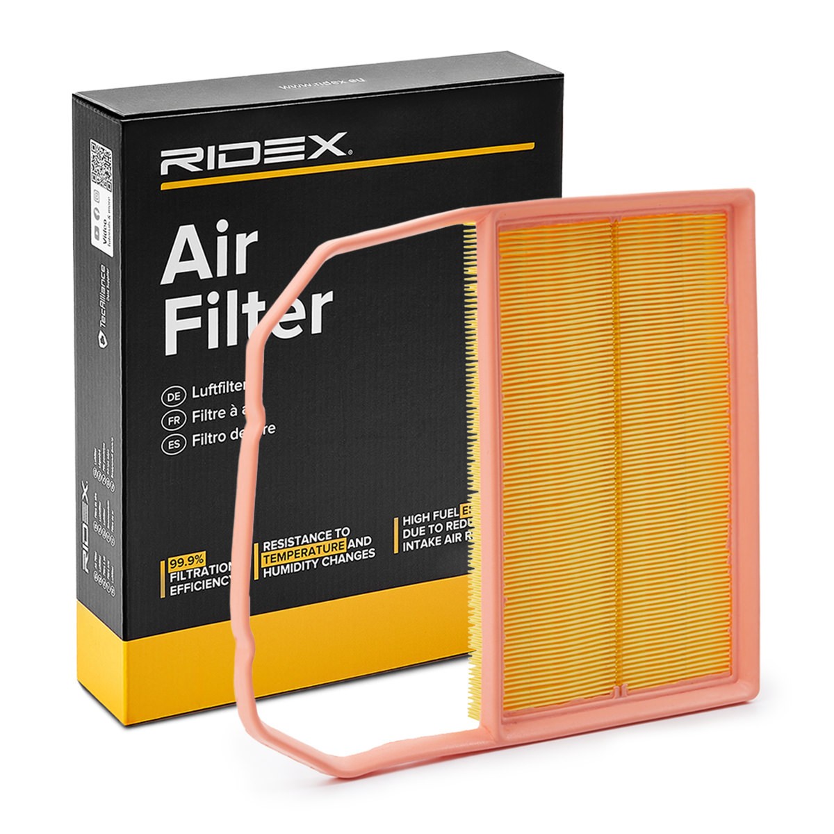 RIDEX 8A0968 Air filter 34mm, 282mm, 311mm, Filter Insert
