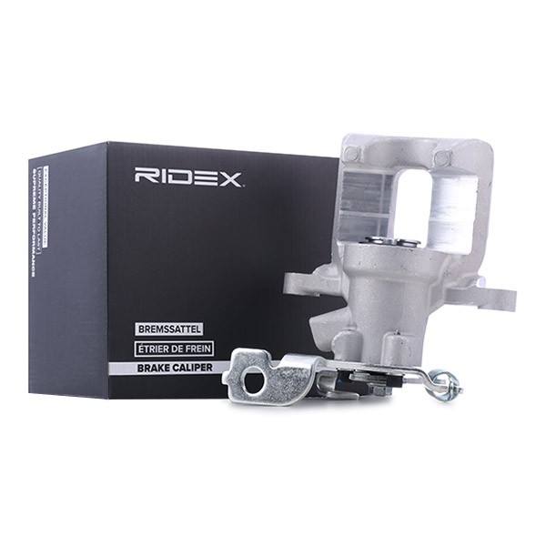 RIDEX 78B0842 Brake caliper Aluminium, 128,0mm, Rear Axle Left, with holding frame