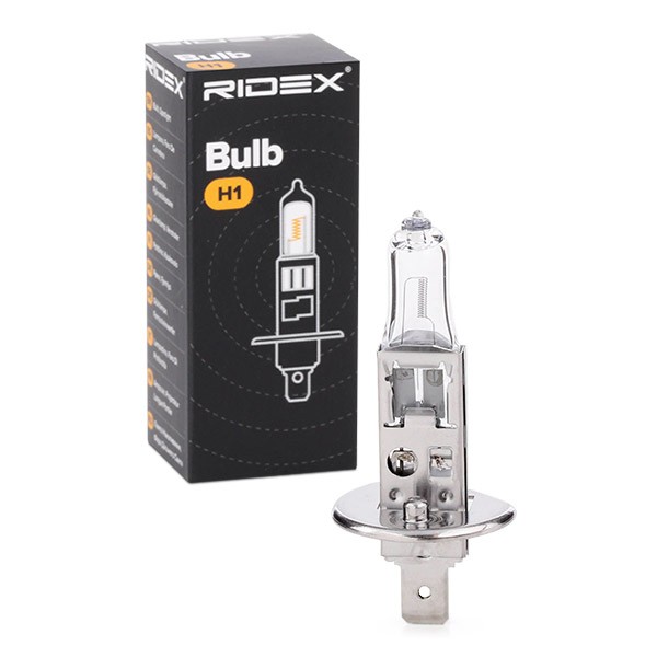 RIDEX 106B0006 Bulb, spotlight H1 12V 55W P14,5s, 3000K, Halogen