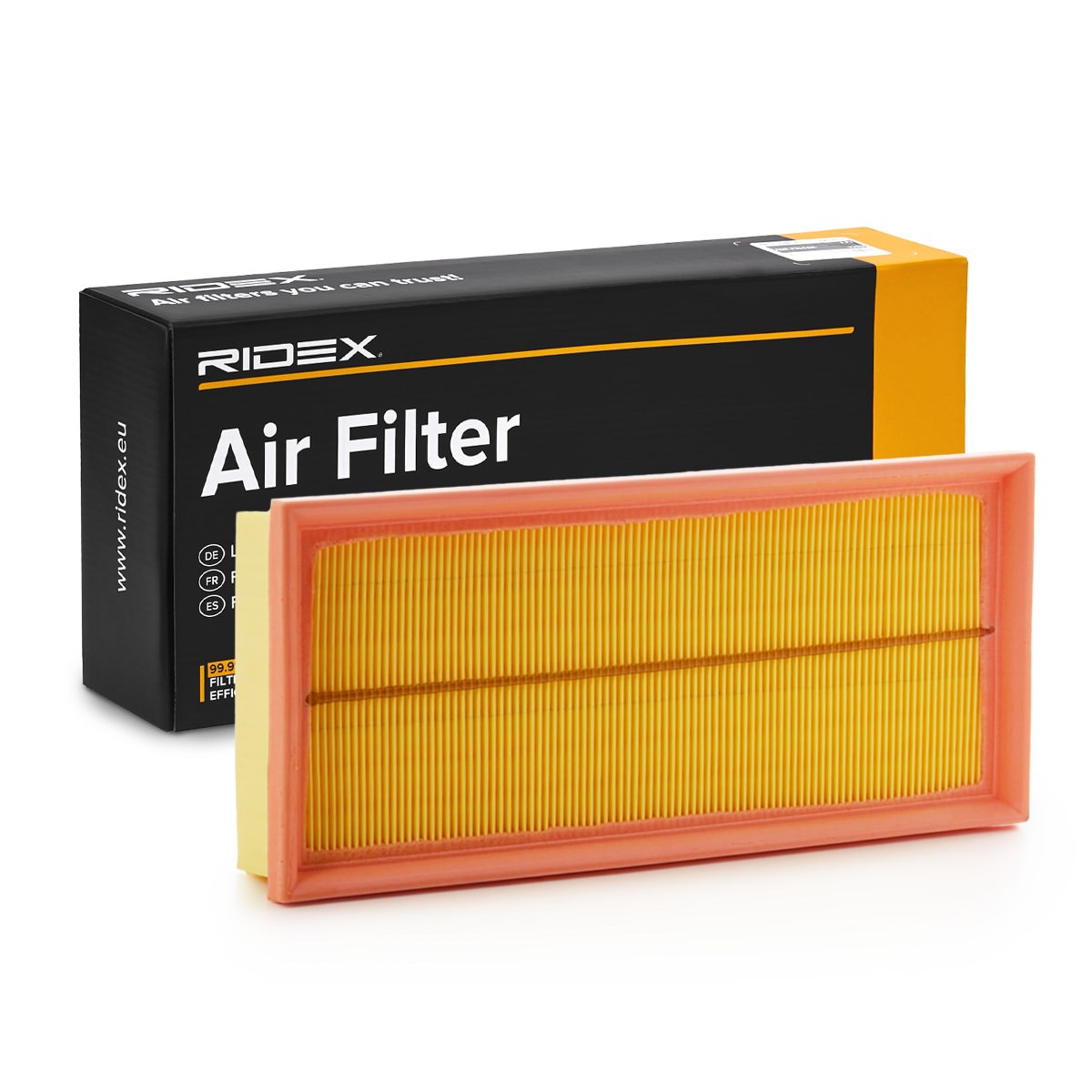 RIDEX 8A1052 Air filter 50mm, 143mm, 294mm