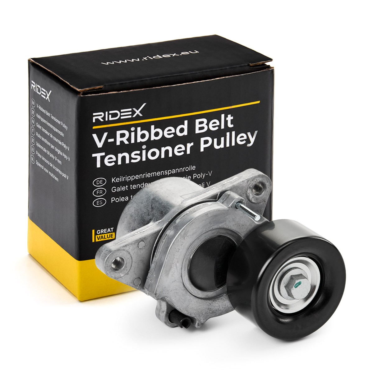 RIDEX Ø: 70mm, Width: 33mm Tensioner pulley, v-ribbed belt 310T0323 buy