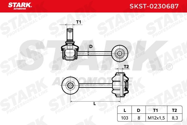 OEM-quality STARK SKST-0230687 Link rod