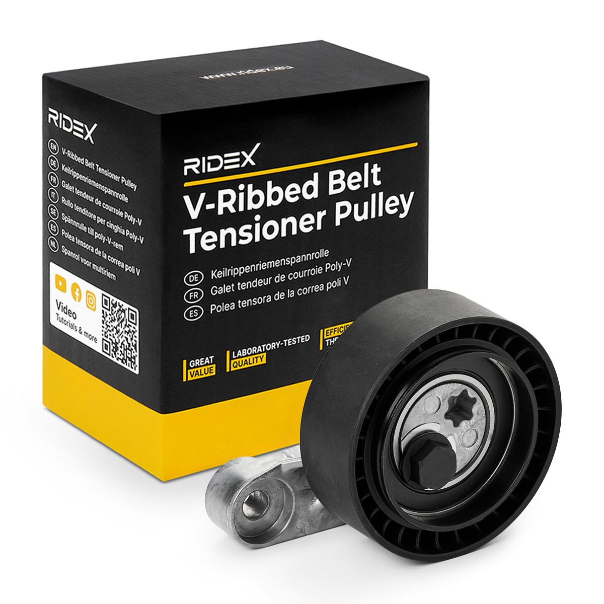 Great value for money - RIDEX Tensioner pulley 310T0327