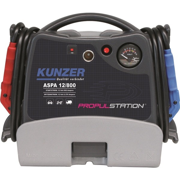 ASPA 12/800 KUNZER Batterieladegerät mit Starthilfe, 230V, 12V ▷ AUTODOC  Preis und Erfahrung