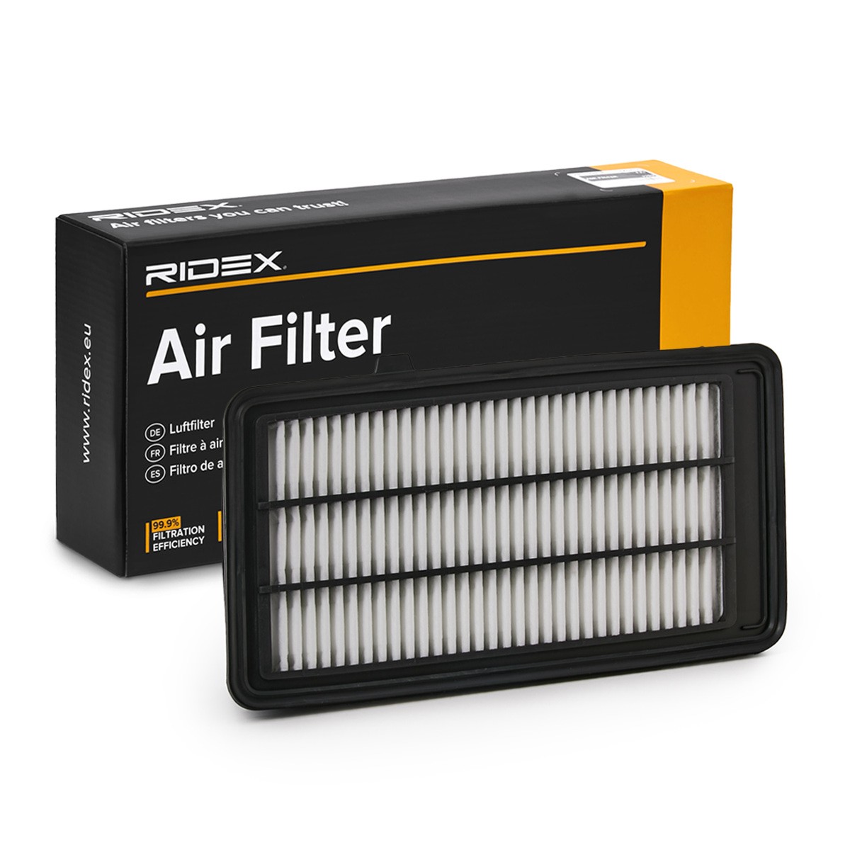 RIDEX 8A1427 Air filter 59,5mm, 245mm, Filter Insert