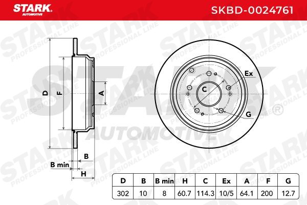 STARK Brake discs SKBD-0024761 buy online