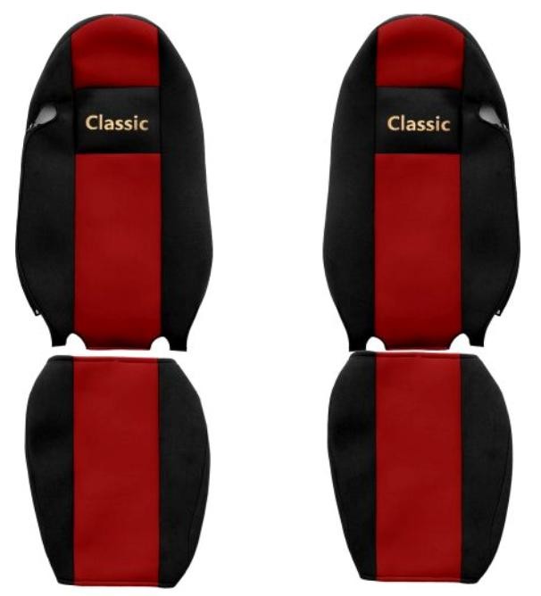 Automotive seat cover F-CORE ContiClassic PS08RED