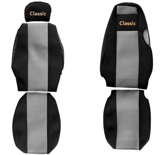 Car seat covers Trucks F-CORE ContiClassic PS15GRAY