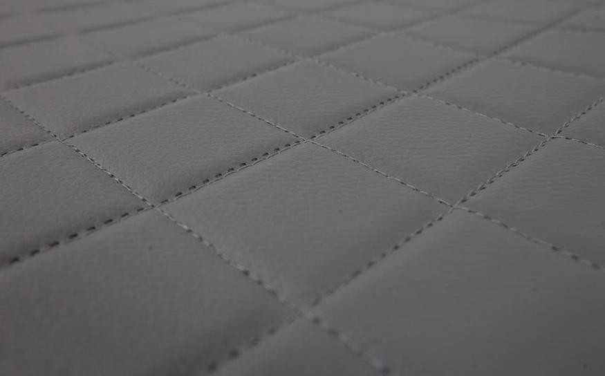 F-CORE FF03 GRAY Floor mats Leatherette, Front, Quantity: 2, grey