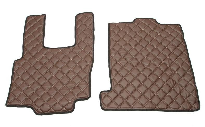 F-CORE Leatherette, Front, Quantity: 2, brown Car mats FF04 BROWN buy
