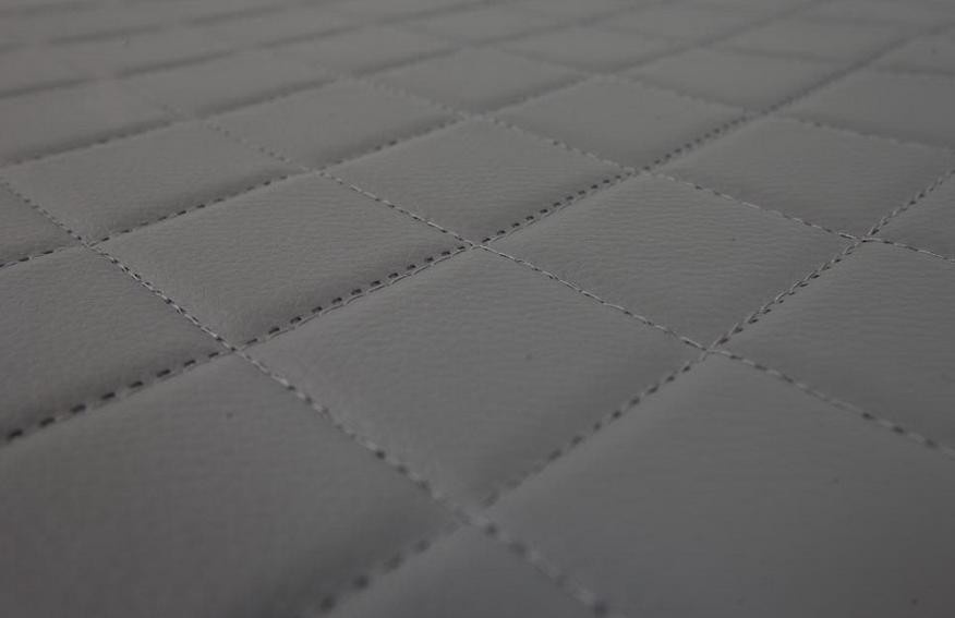 F-CORE FF04 GRAY Floor mats Leatherette, Front, Quantity: 2, grey