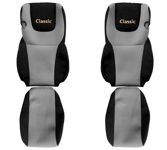 Automotive seat cover F-CORE ContiClassic PS29GRAY
