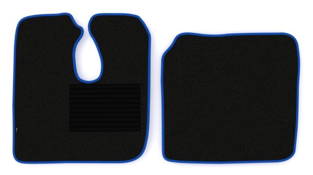 F-CORE Textile, Front, Quantity: 2, blue Car mats MT07 BLUE buy