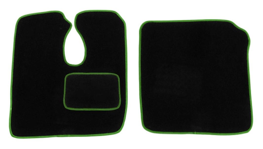 F-CORE Textile, Front, Quantity: 2, green Car mats MT07 GREEN buy