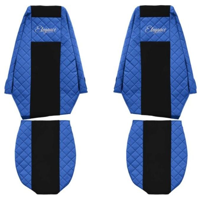 F-CORE Elegance blue, Patterned, Leatherette, Front Number of Parts: 4-part Seat cover FX09 BLUE buy