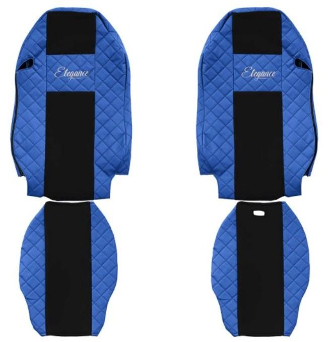 F-CORE Elegance blue, Patterned, Leatherette, Front Number of Parts: 4-part Seat cover FX10 BLUE buy